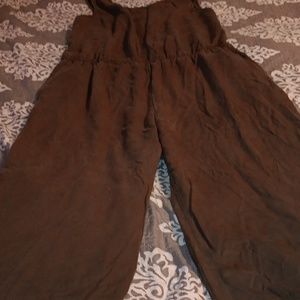 New with tags size 16 xl olive jumpsuit jumper crop legs
